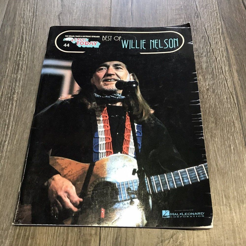 Hal Leonard Best of Willie Nelson EZ Play Today Vol 44 Easy Piano Keyboard Book